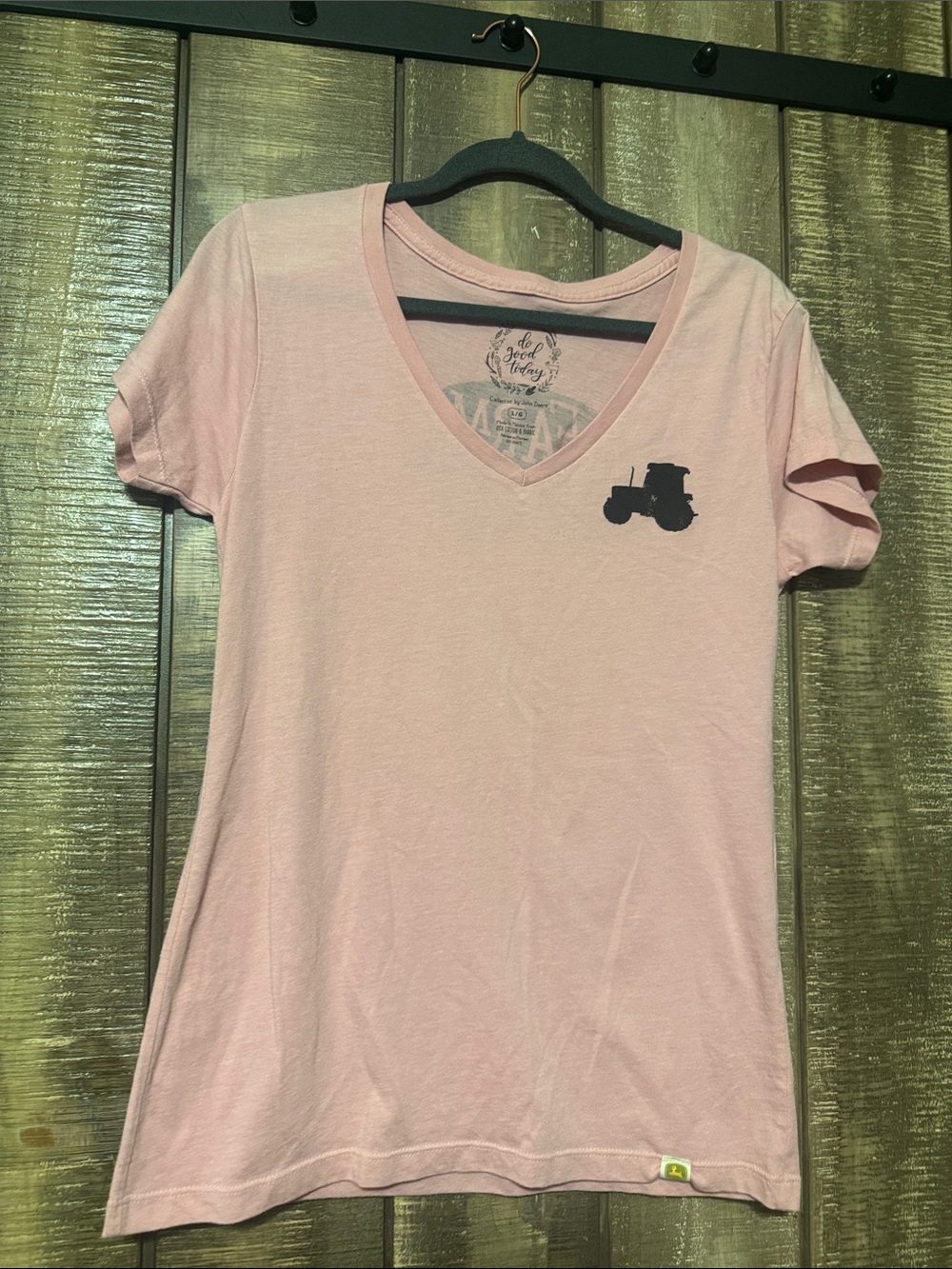 John Deere farm fresh women’s v neck shirt